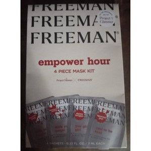 Freeman X Project Glimmer Empower Hour 4 Piece Mask Kit NIB